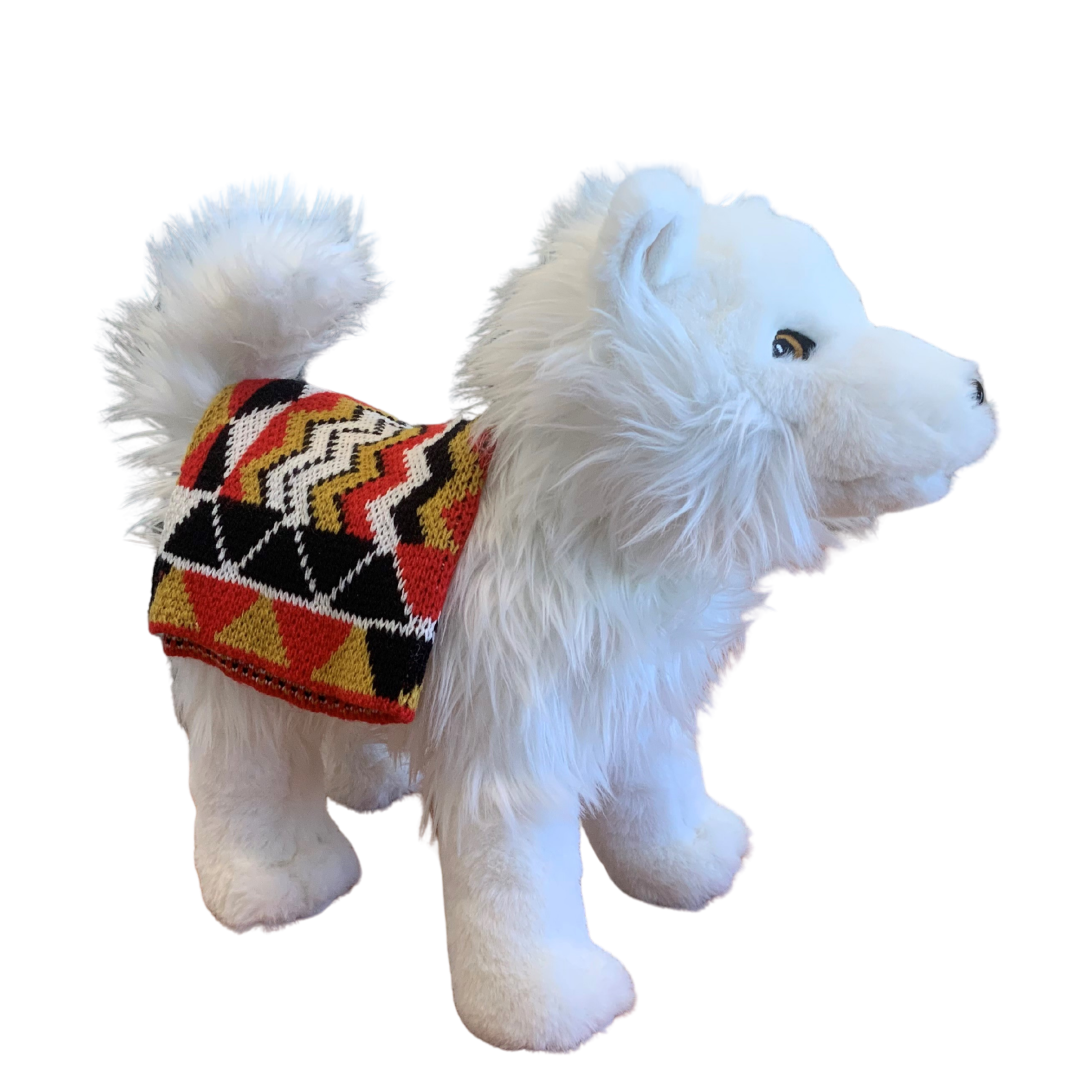 12" Woolly Dog with Blanket