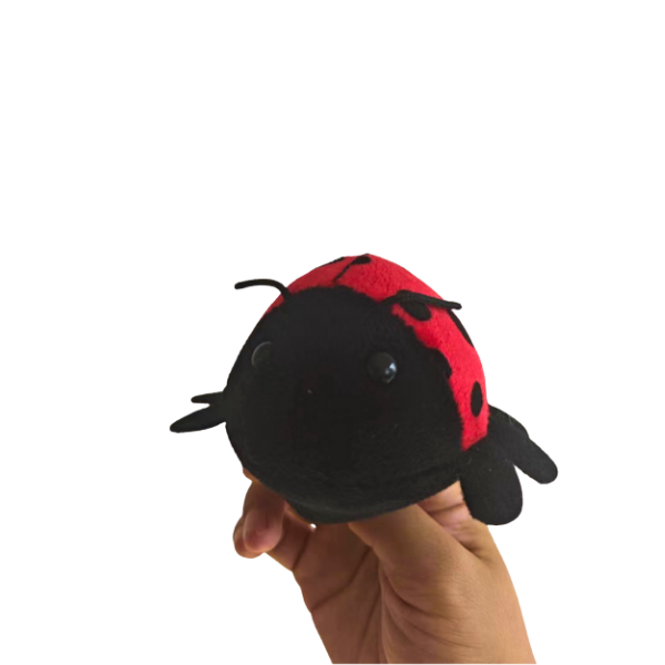 Lila the Ladybug, 5" Finger Puppet