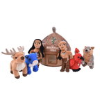 8" Plush Council House