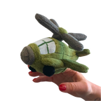 Apache Helicopter, 5" Finger Puppet