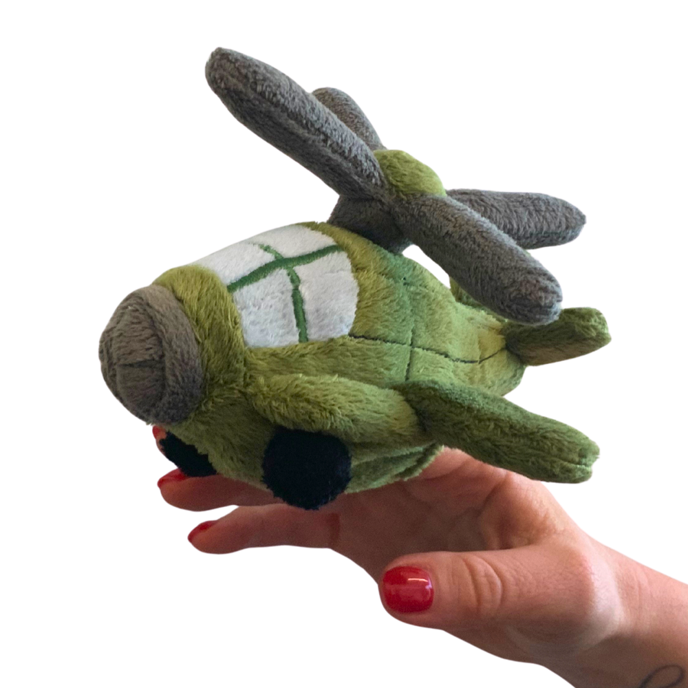 5" Apache Helicopter Finger Puppet / For the Wings of History Hangar Playset