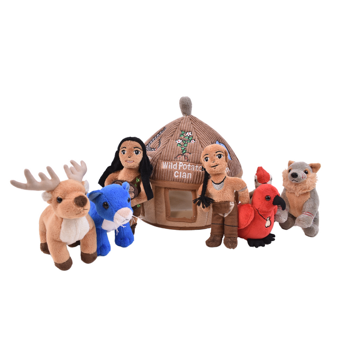 Cherokee  Council House Play Set