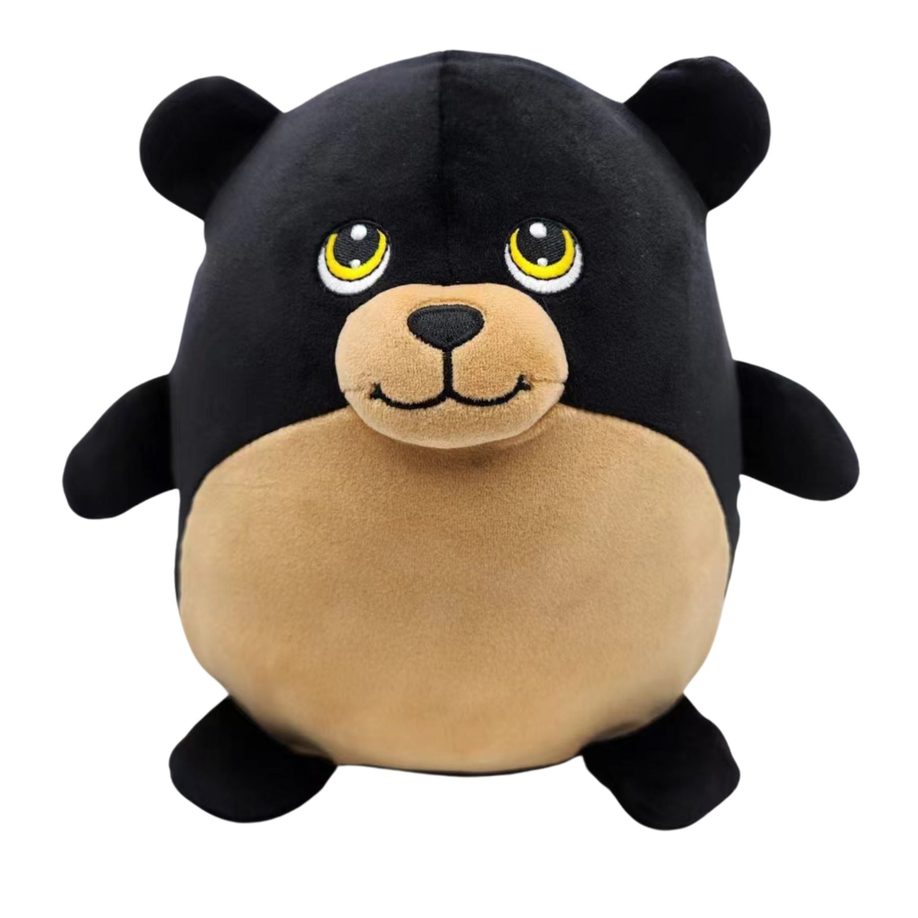 9" Benny the Black Bear Puff Plushie
