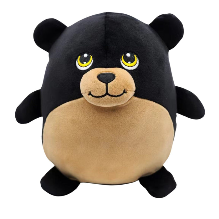 9" Benny the Black Bear Puff Plushie