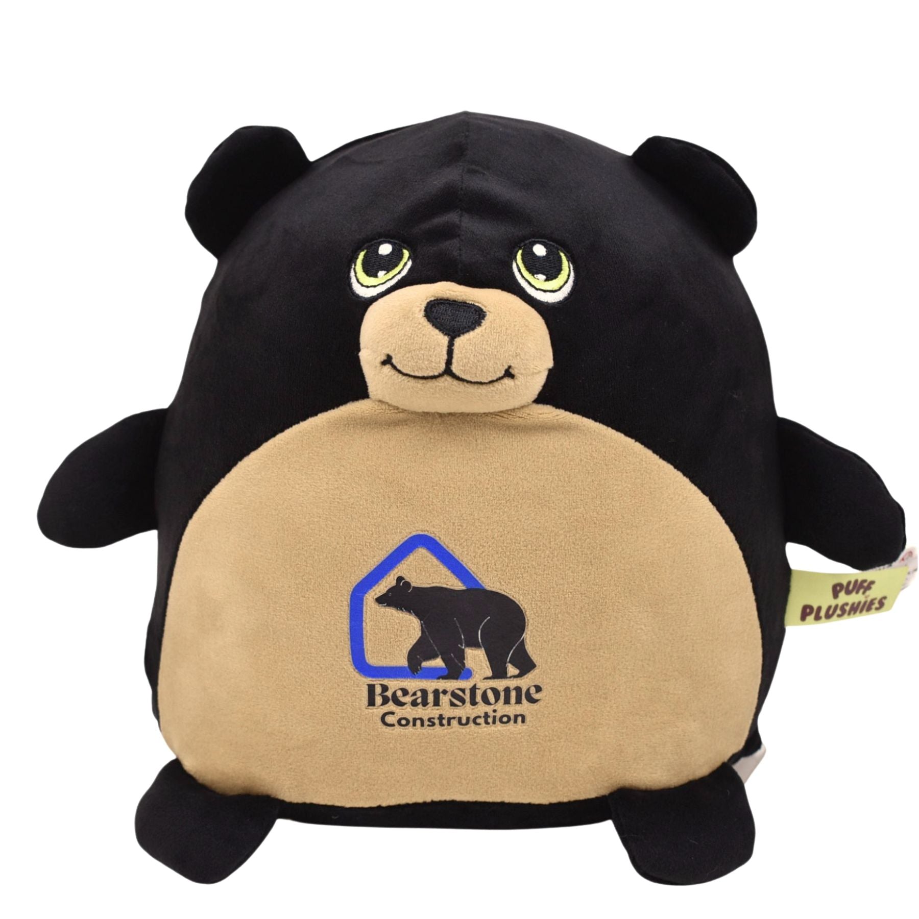 9" Benny the Black Bear Puff Plushie