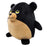9" Benny the Black Bear Puff Plushie