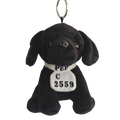 Pep the Lab Dog Bag Keychain Charm