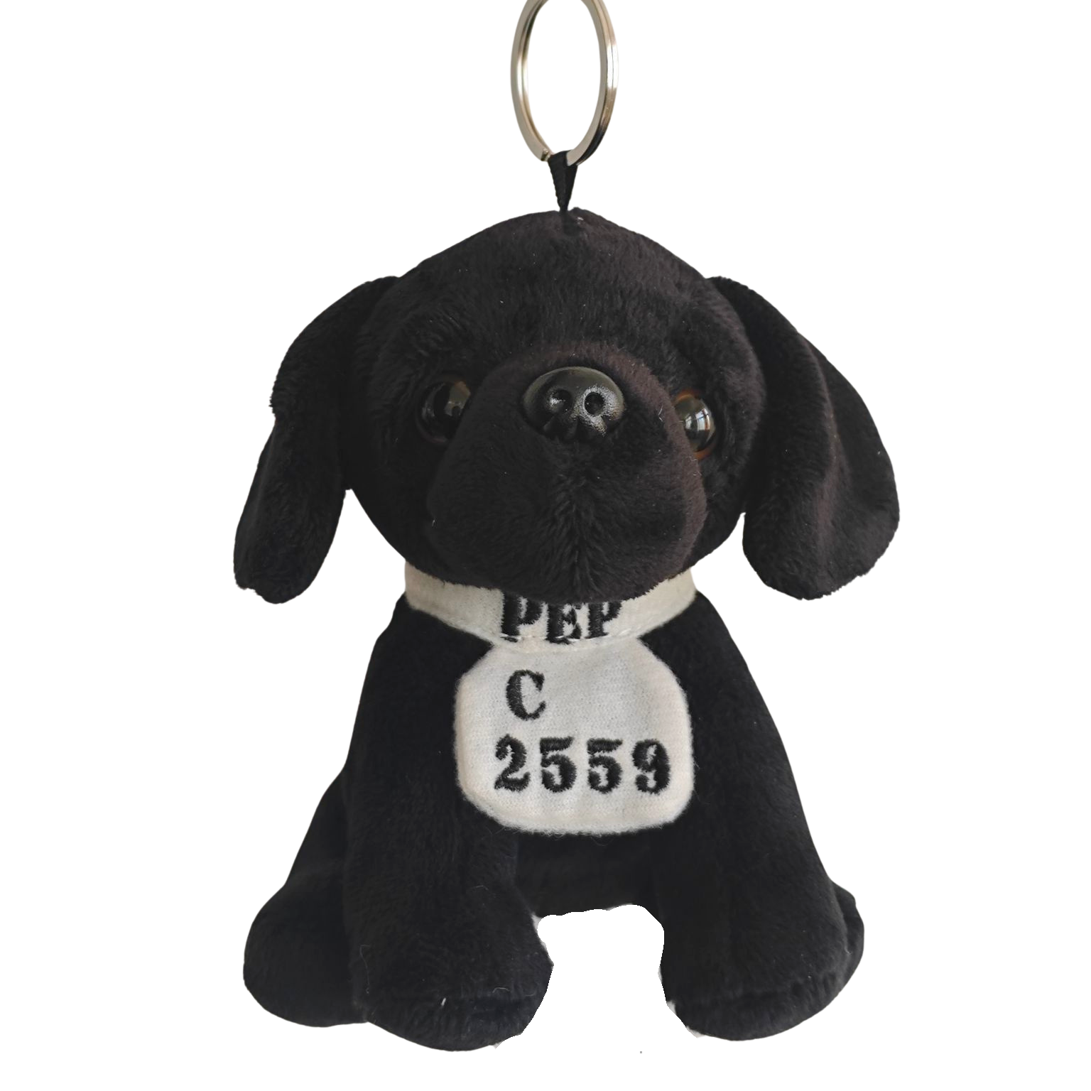 Pep the Lab Dog Bag Keychain Charm