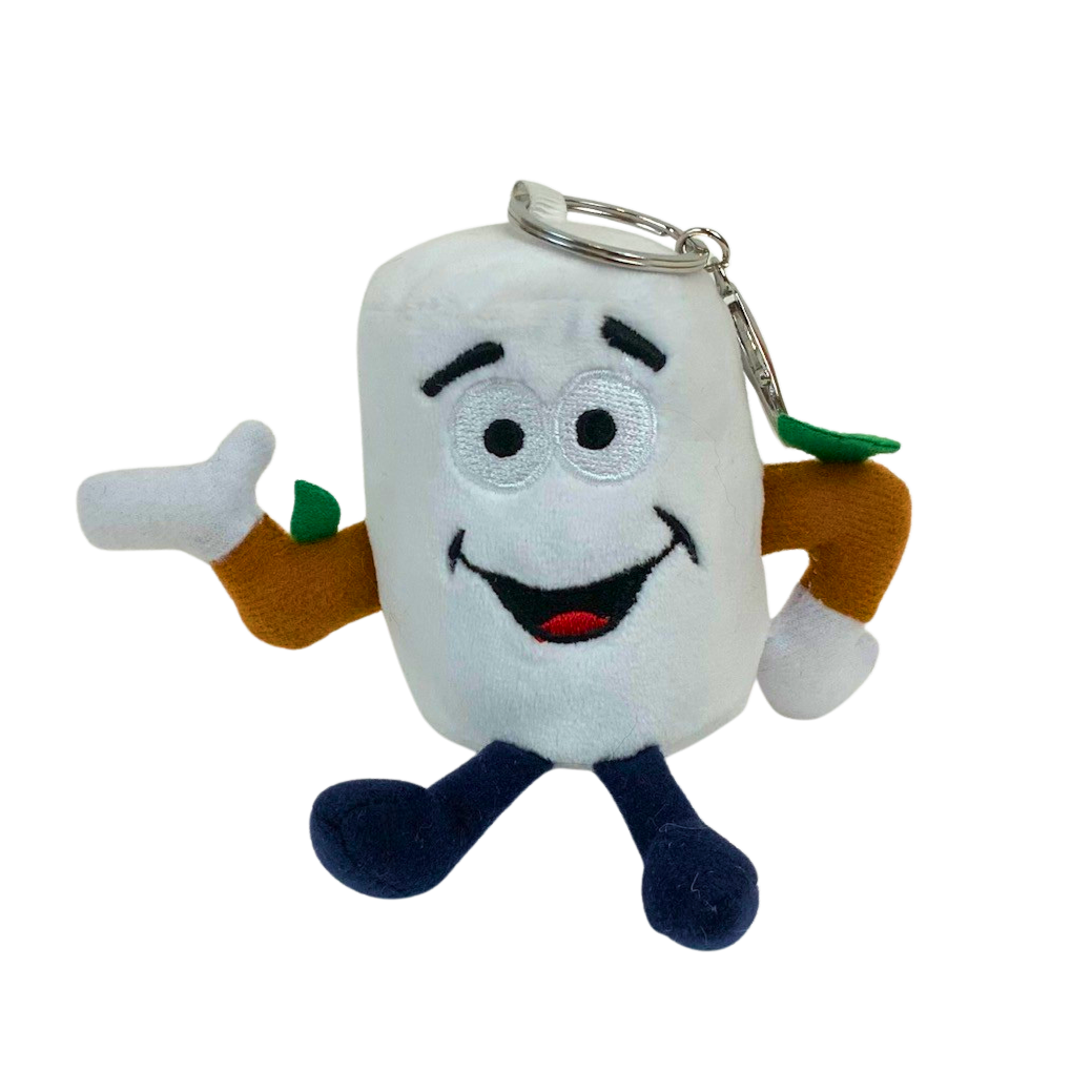 Toasty the Marshmallow Keychain Bag Charm