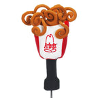 Arby's golf head cover with curly fries
