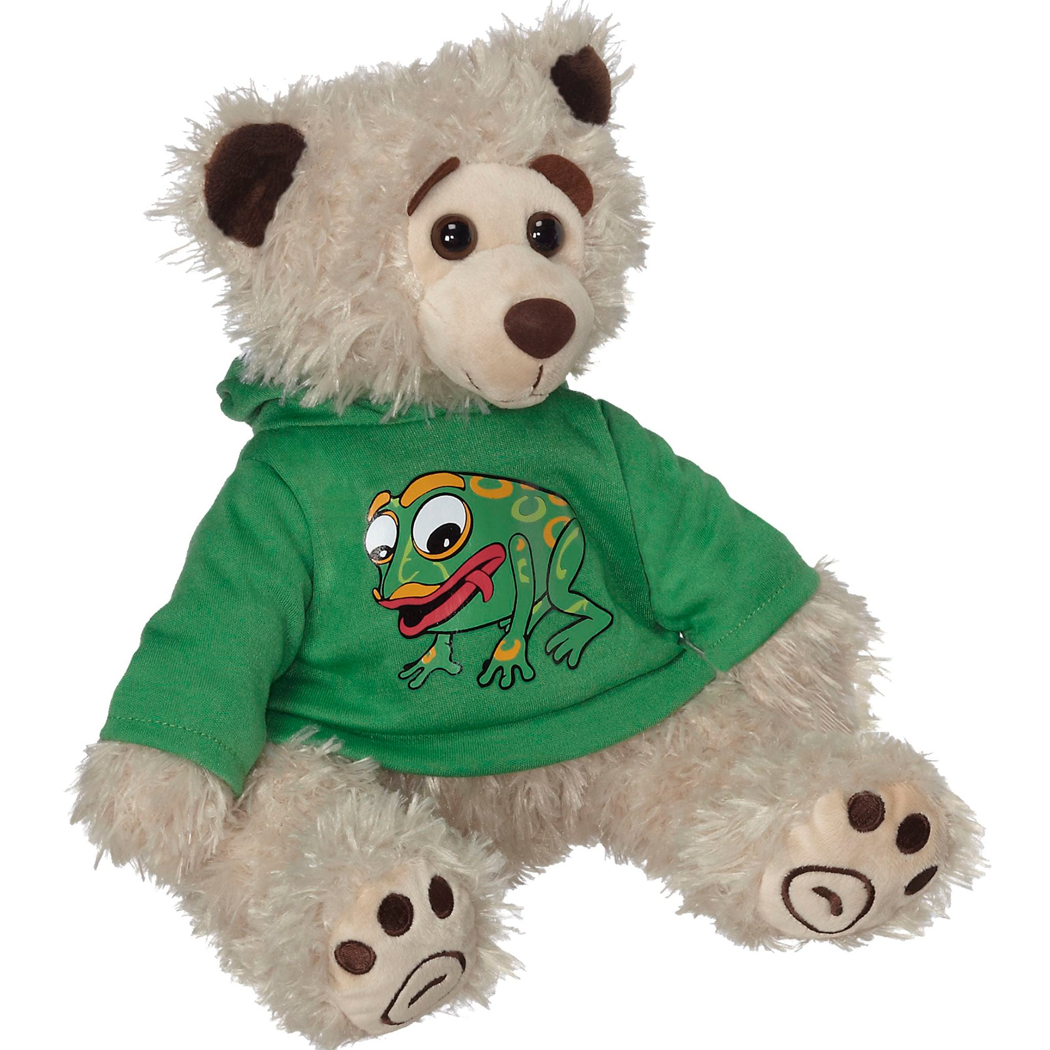 11" Mokey Bear with Frog Hoodie