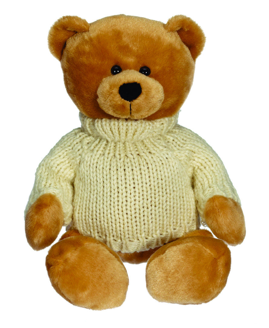 Hand knit sweater beige