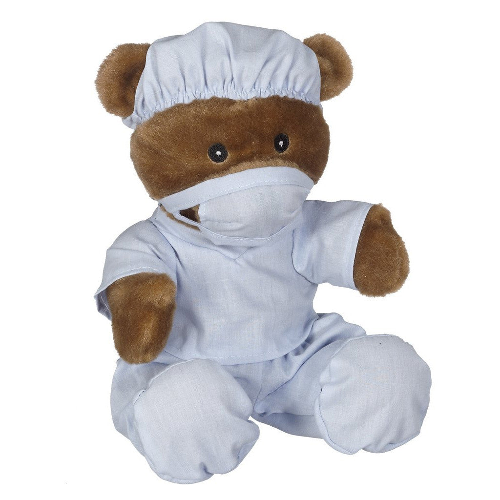 teddy bear in scrubs